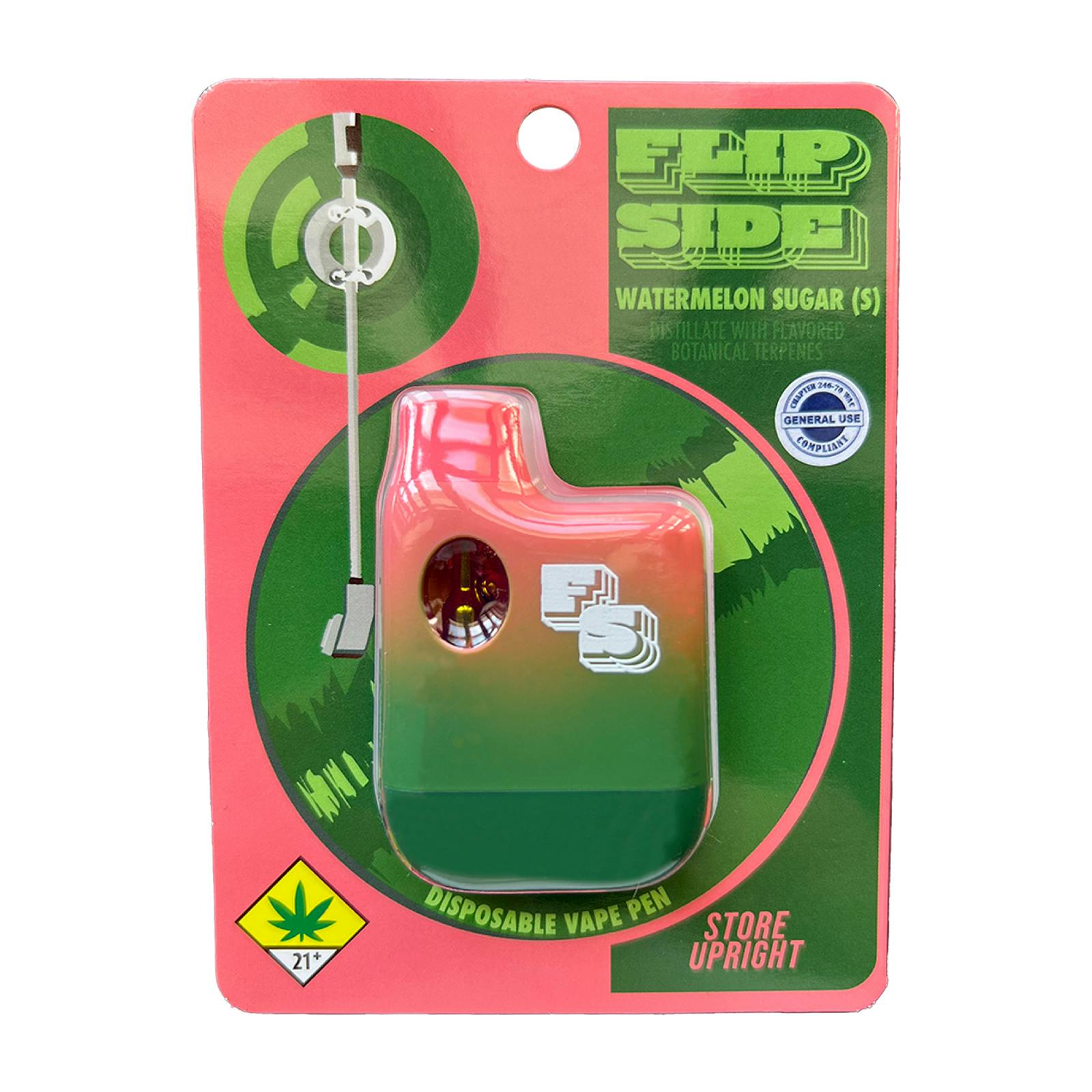 sugar disposable vape Watermelon Distillate | Flipside - 1g, Vapes IL15 Colors::World Pop Blue Balance Ratios Elektra CBD