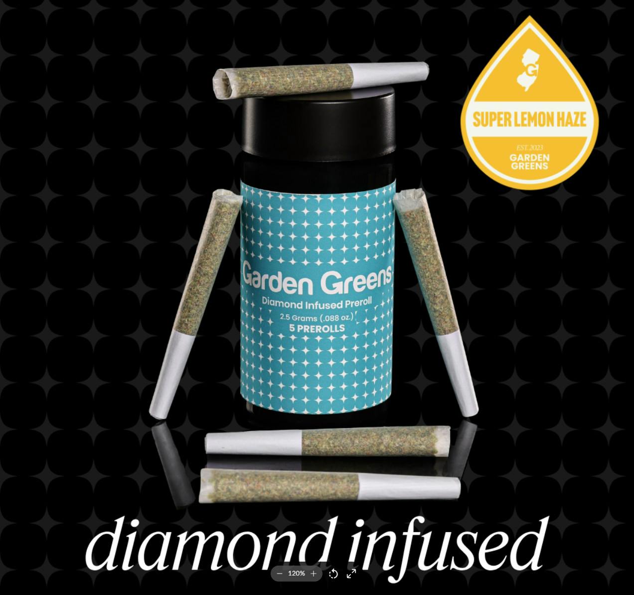 ＊新品⭐️glamorous garden / size S ＊ Super Lemon Haze I 2.5g I 5 Pack I Infused Pre Rolls I Garden