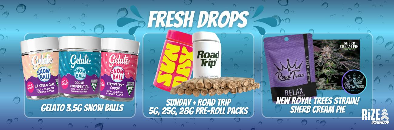 IRW Fresh Drops thru October 21