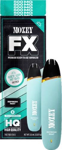 REFRESH MINT 10:1 THC:THCV DISPOSABLE - 0.5g | Vapes & Carts | MOZEY FX |  Parkway Dispensary - Tilton (Rec)