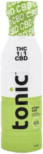 CITRUS LIME 1:1 THC:CBD BEVERAGE - 100mg | Beverages | TONIC