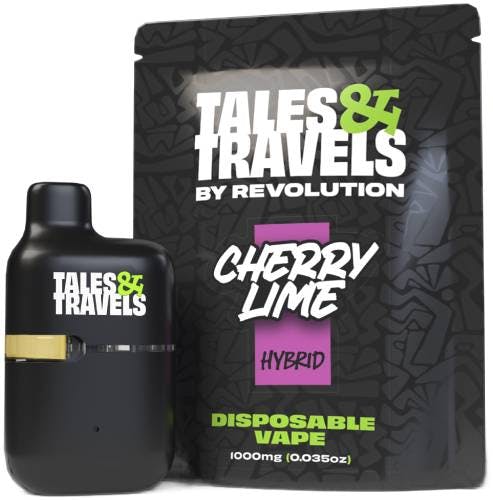 CHERRY LIME DISPOSABLE - 1g | Vapes & Carts | TALES & TRAVELS