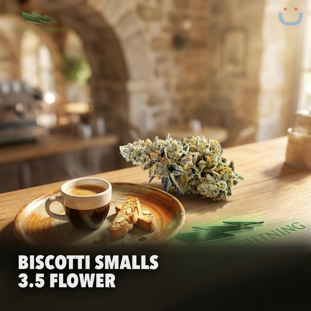 Green Lightning Biscotti Flower Smalls 3.5