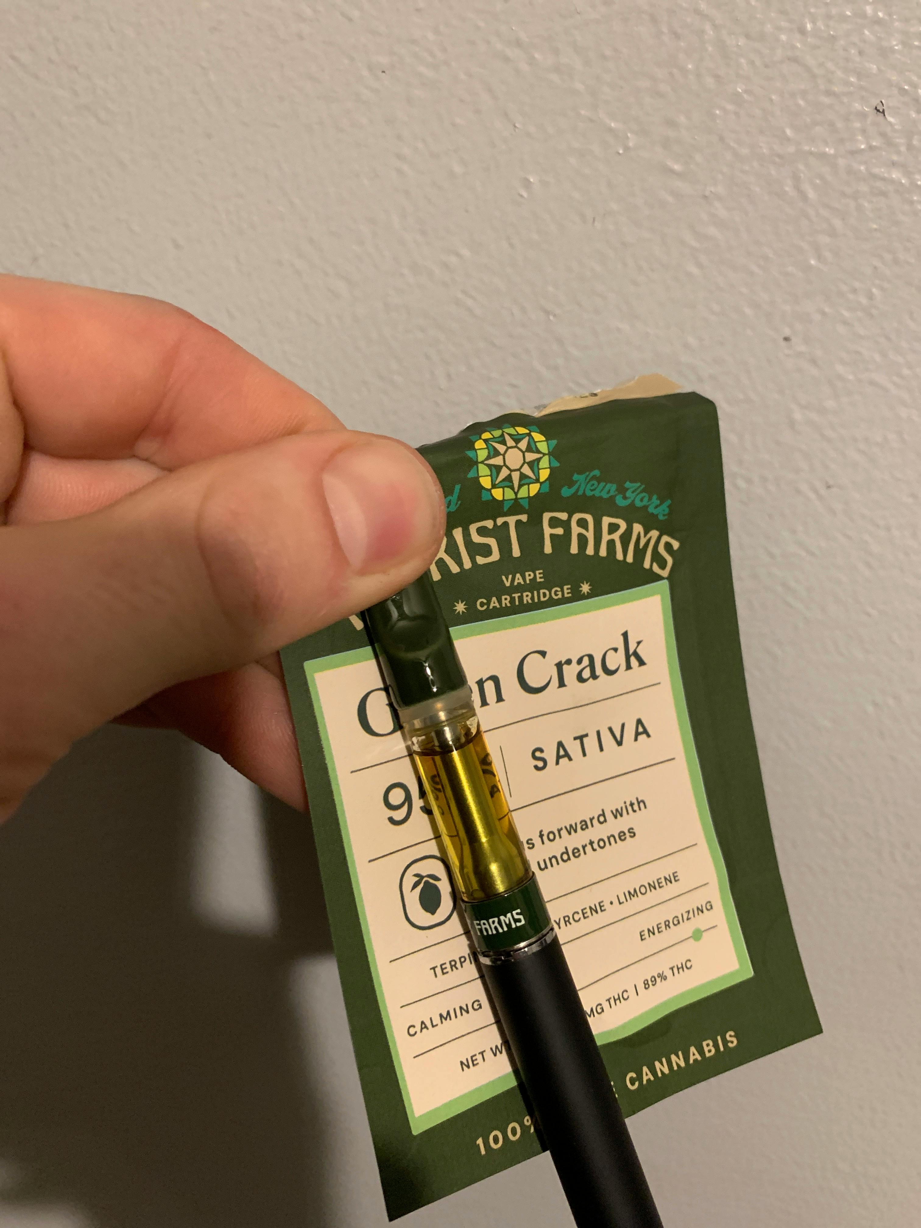 Shop Green Crack (FF) | 1g 510 Cart - 1g at Long Island's Best