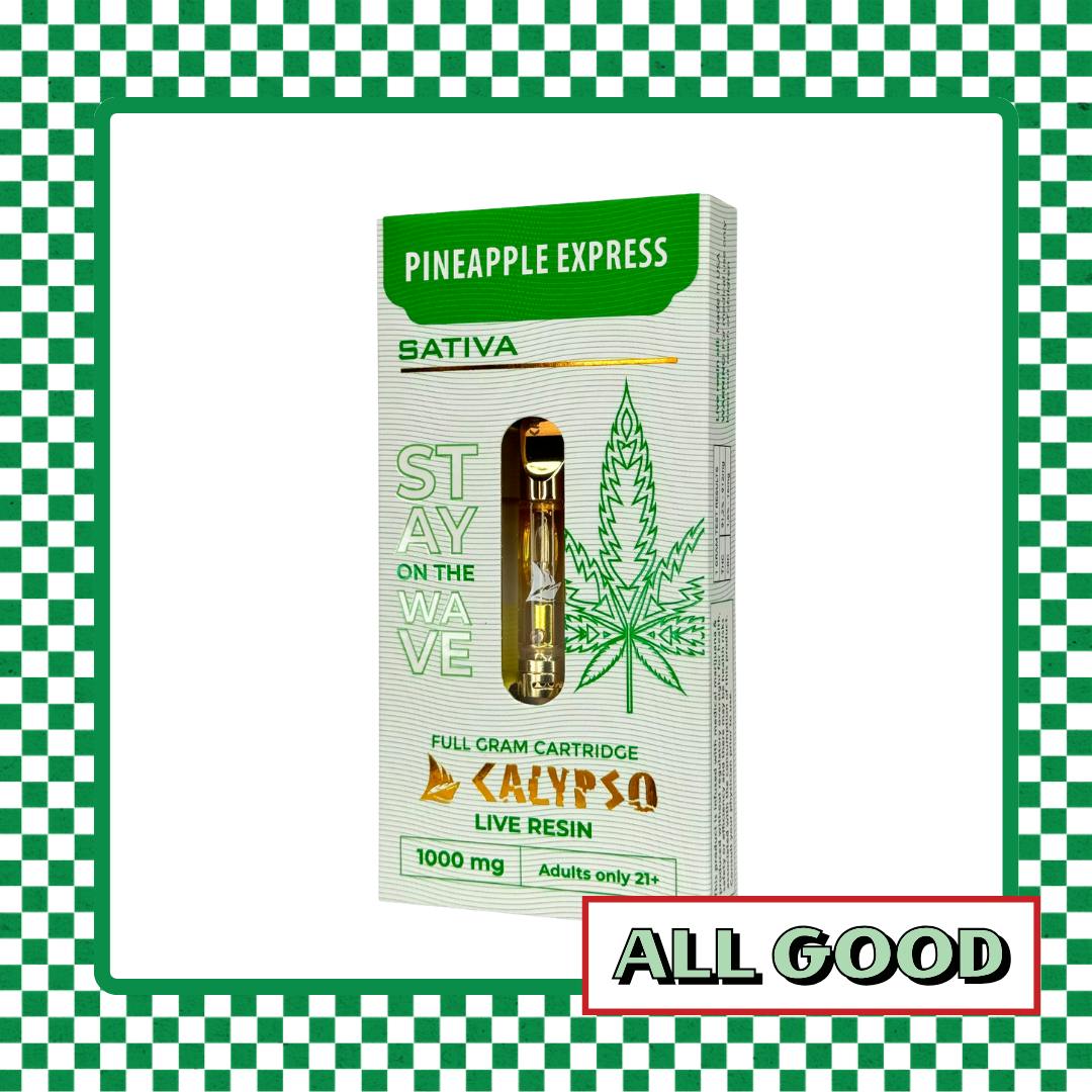 elfbar elfa master akku Calypso | Pineapple Express | Oil Cartridge | 1g - 1g | Vapes | Calypso |  All Good Dispensary (Rec)