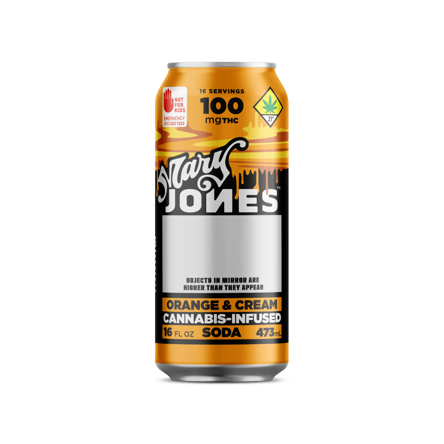 Mary Jones Infused Soda Orange & Cream - 16oz | Beverages | Mary Jones ...