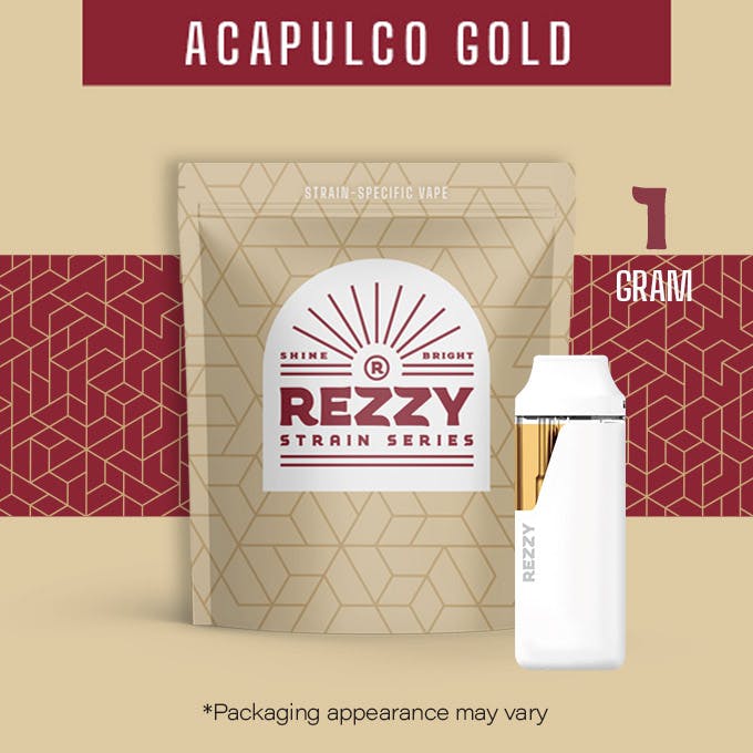 ACAPULCO GOLD | 1G | DISPOSABLE - 1g | Vaporizers | REZZY | at Nirvana  Dispensary