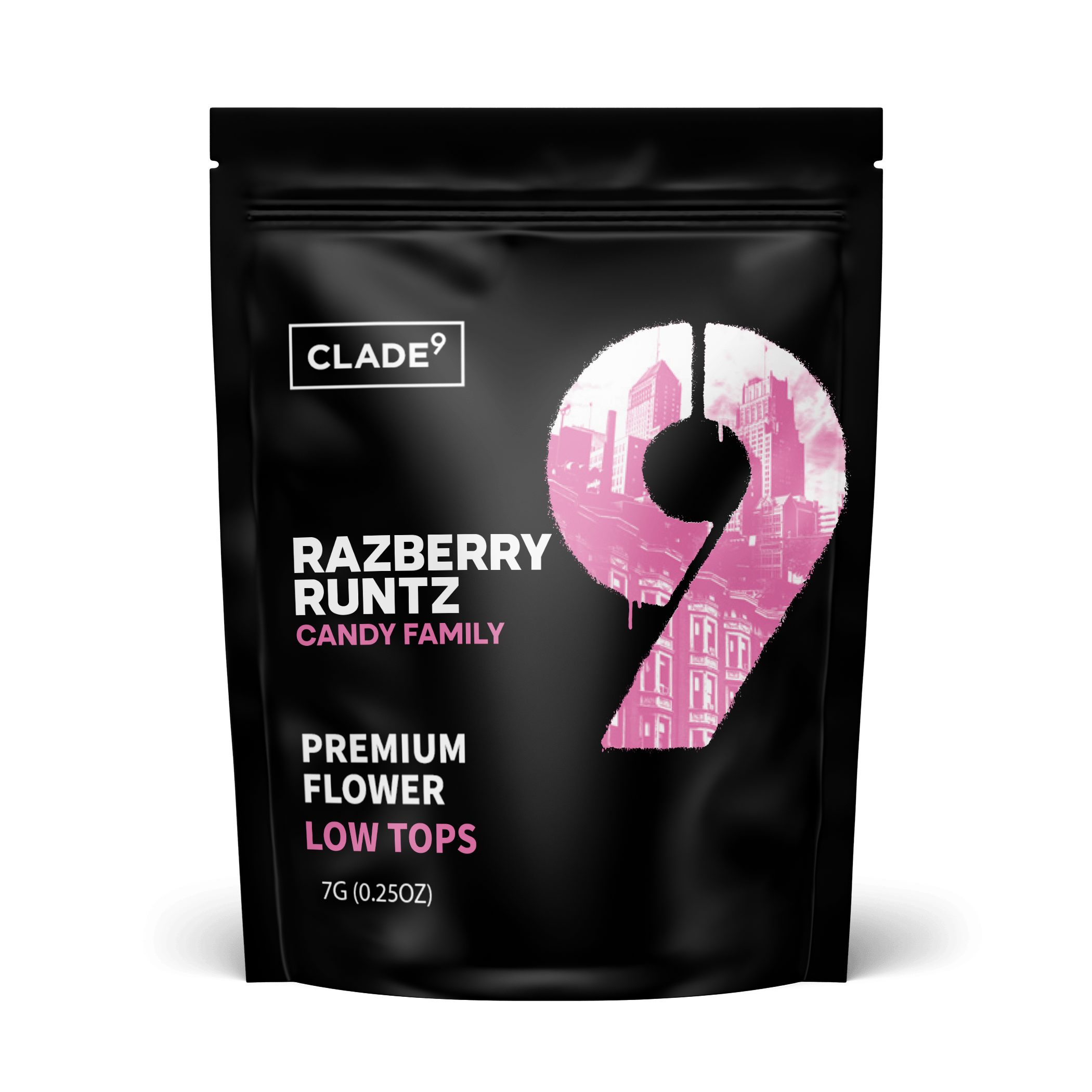 RAZBERRY RUNTZ | 7G | LOW TOPS - 7g | Flower | CLADE9 | at Nirvana  Dispensary - Buy Cannabis Online NJ