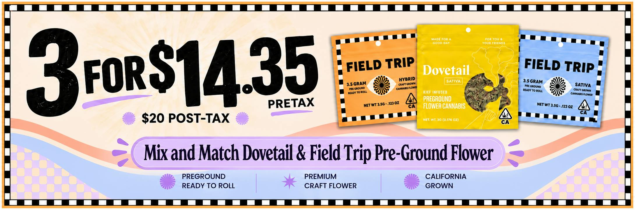 3 for $14.35 Mix & Match Field Trip/Dovetail