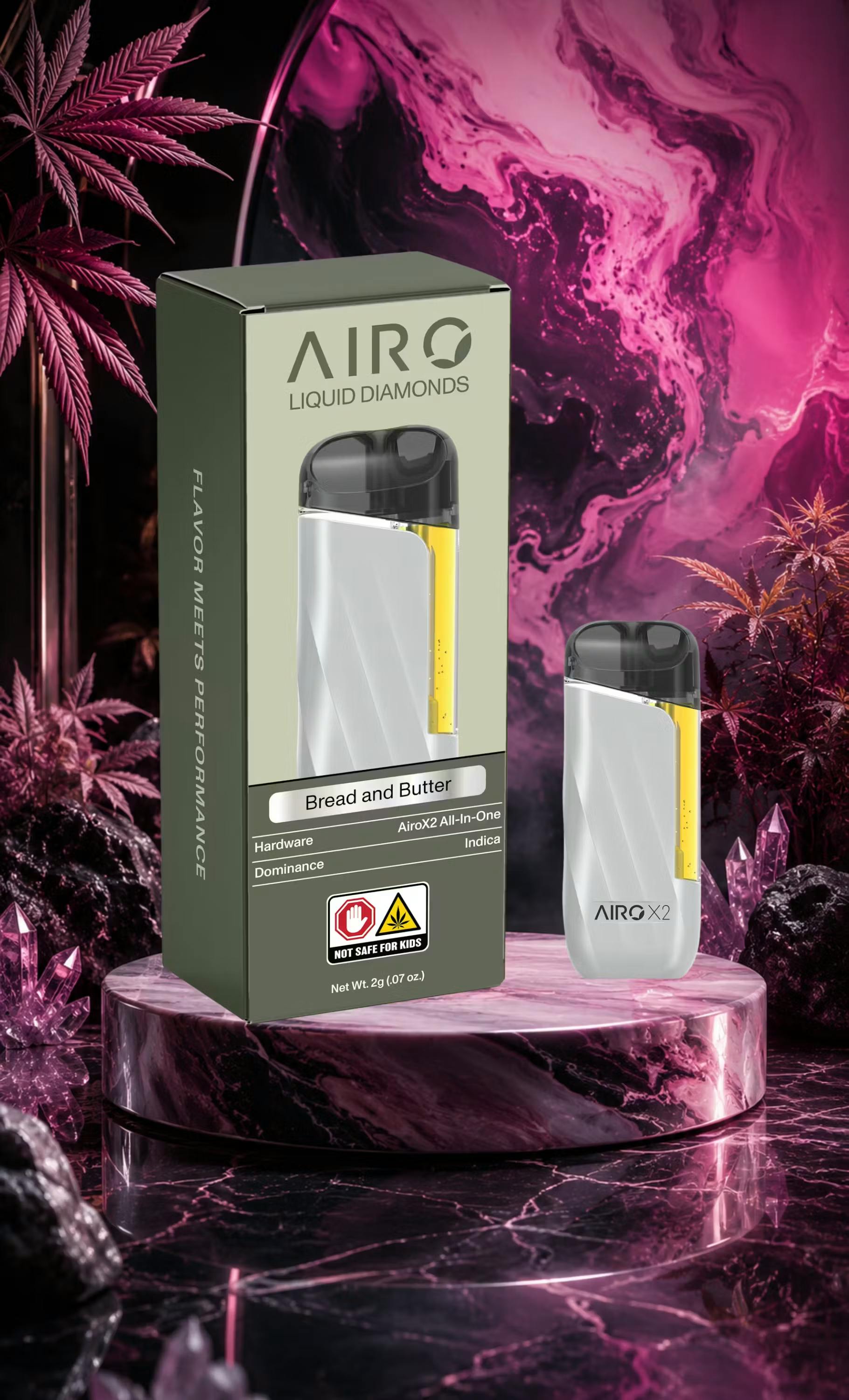 airo 2g disposable vape AiroX2 | Bread And Butter | | - 2g | Vaporizers | | Jersey Meds (Rec) Choose Finish:Brown Plume 2G Disposable Dual Mint Flavor
