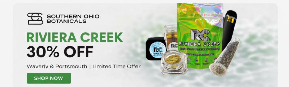 riviera creek disposable vape THCA Disposable Vapes: The First Pure 2 Gram on the Market main image 1