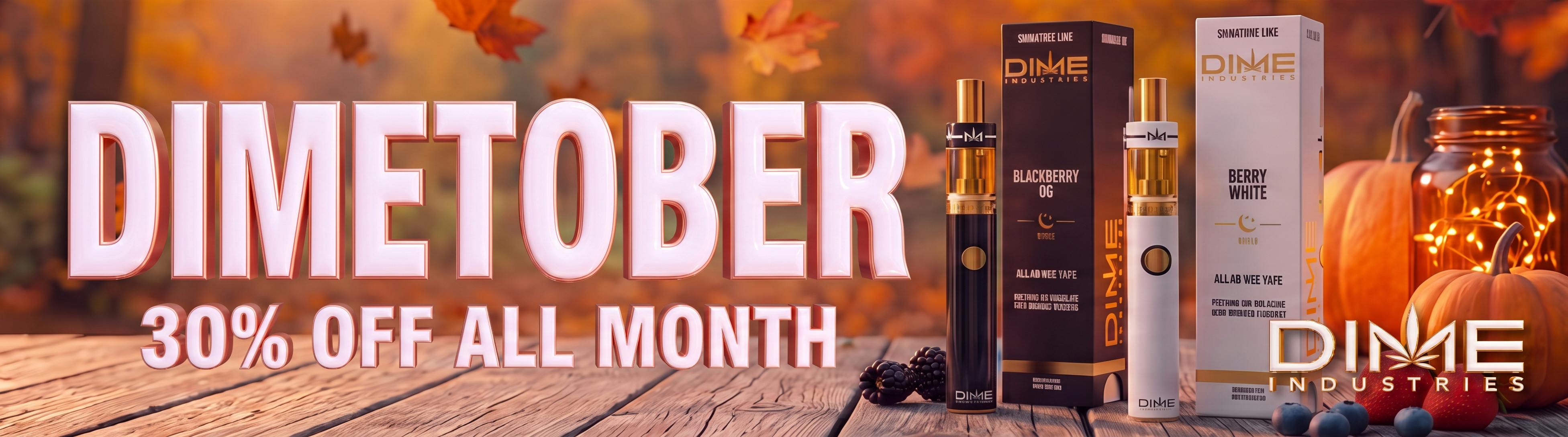 Dime 30% Off Oct