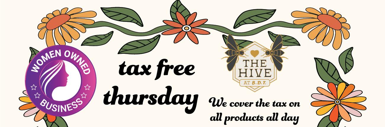 Tax Free Thursday.