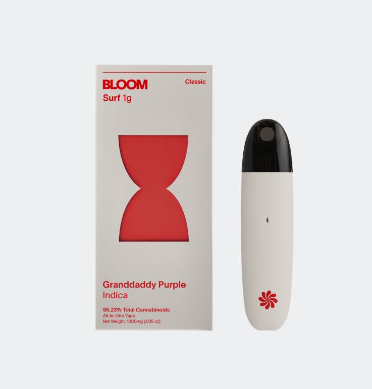 bloom vape disposable Granddaddy Purple Classic Surf - 1g - 1g | Vaporizers | Bloom | Puffin Store NJ (Rec) Strawberry Kiwi Jungle Juice - One COLOURS:YELLOW