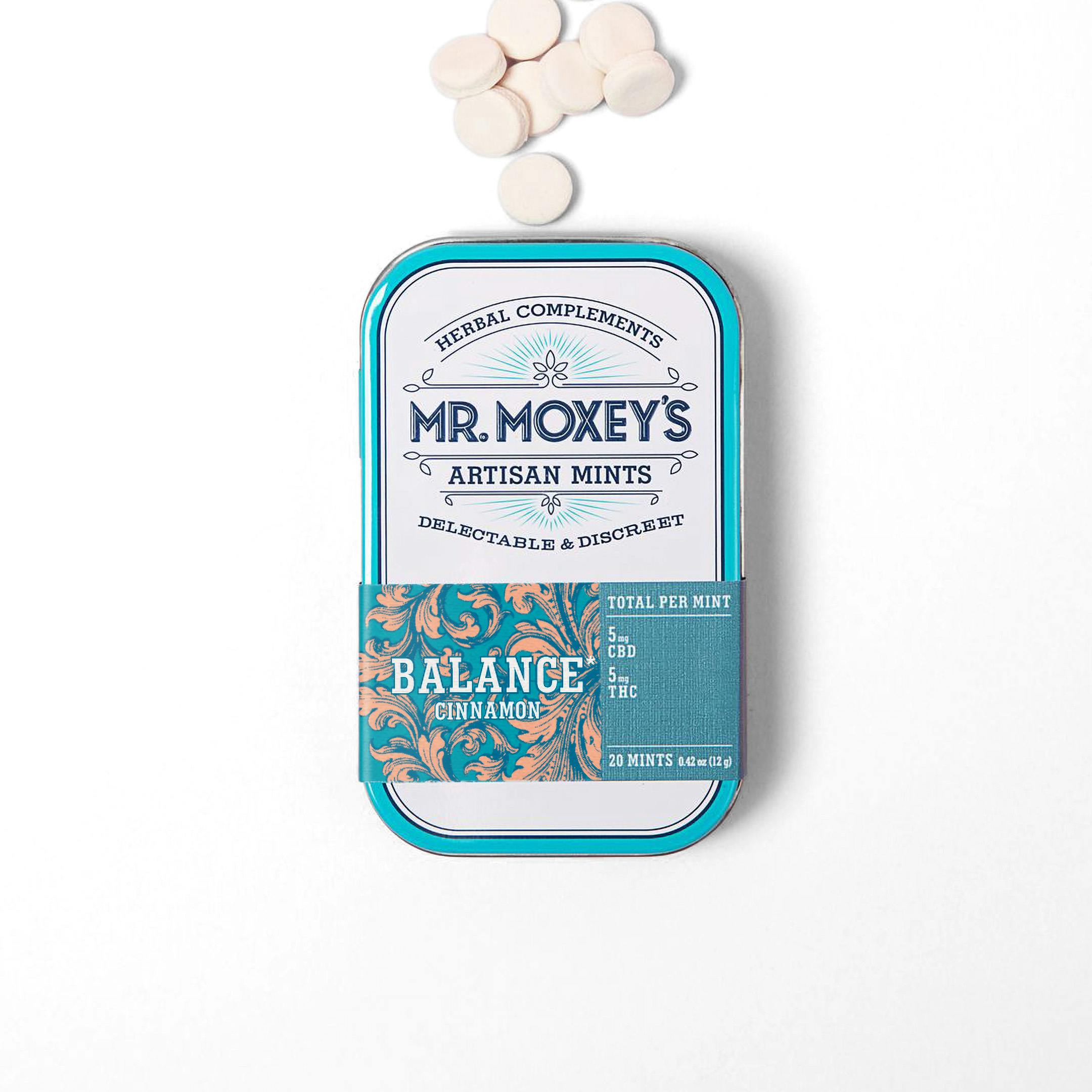 mymint⋈ Moxey Mints | Balance Cinnamon CBD 1:1 20pk 200mg - 0.42oz