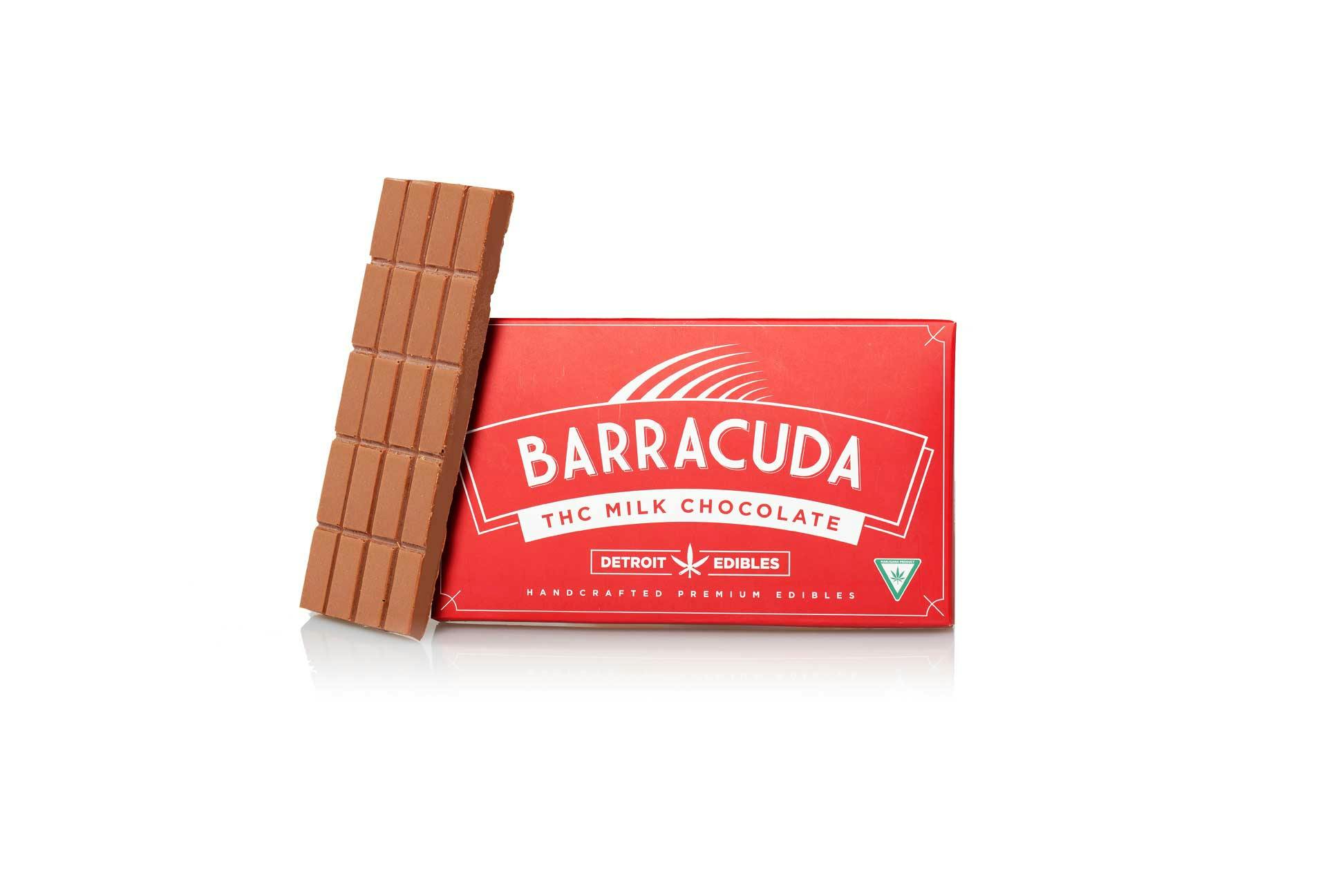 Shop adultuse Barracuda Milk Chocolate Bar High Dose Edibles by Detroit Edible Company