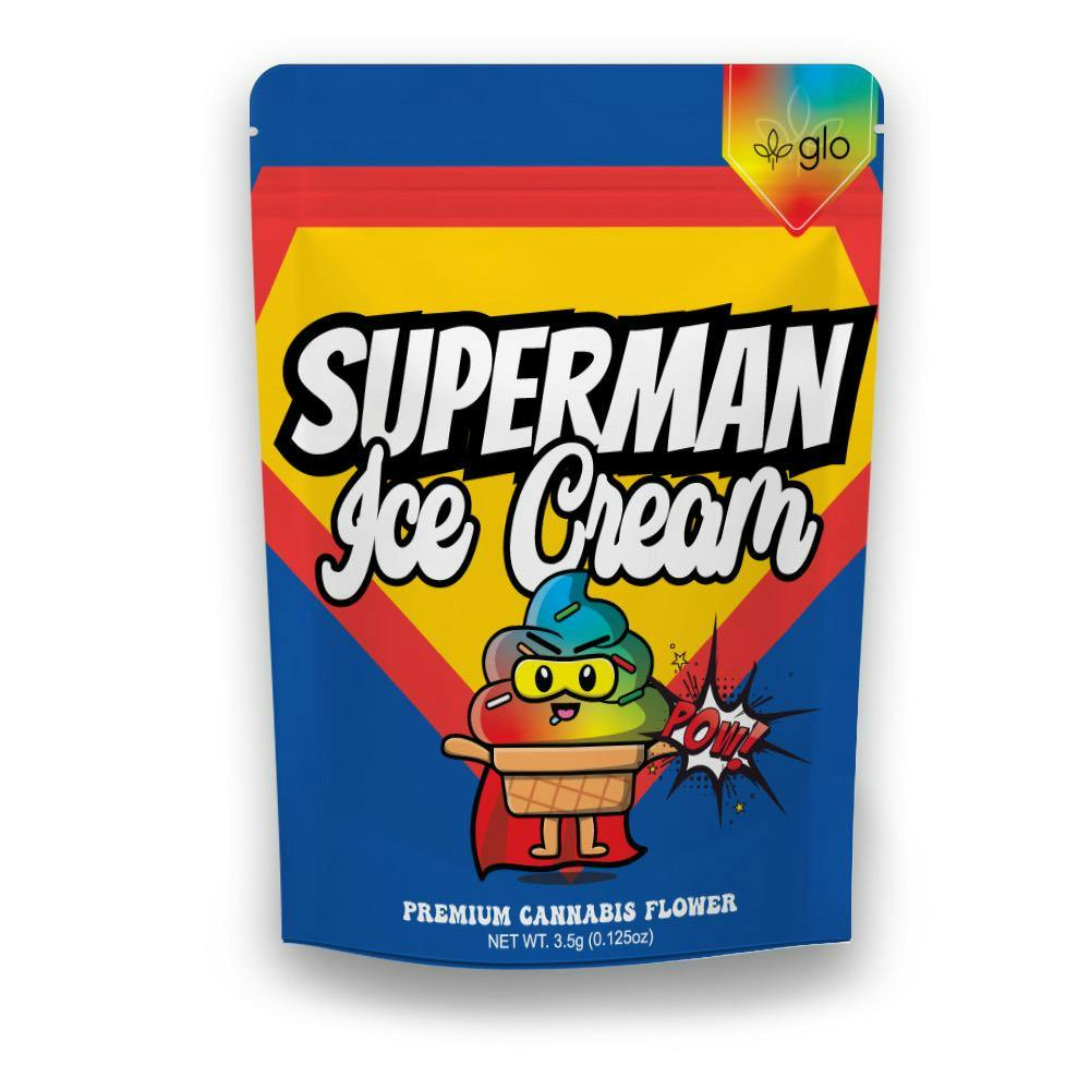 Shop adultuse Superman Ice Cream 3.5g Flower by Glo Farms Morenci