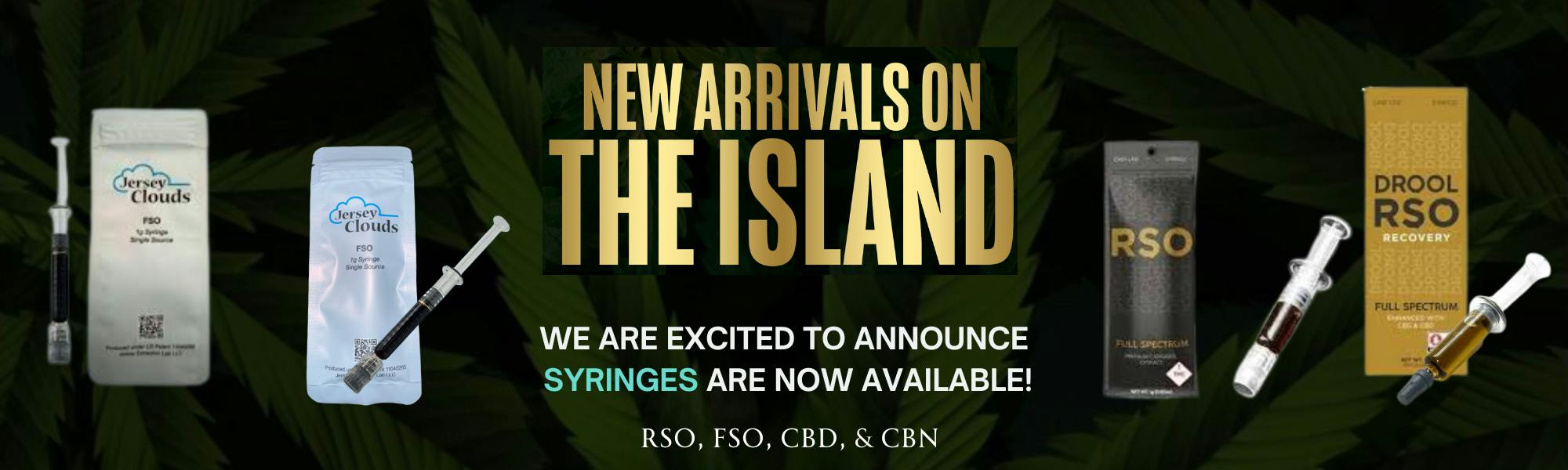 SYRINGES NOW AVAILABLE