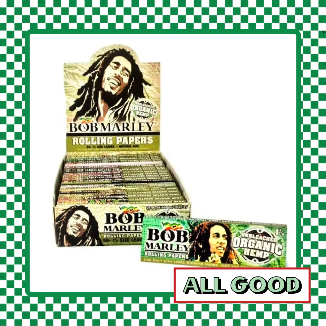bob marley cigarette papers Pure Hemp Rolling Extra Long Leaves (2 Pack) Bob Marley King Size Papers