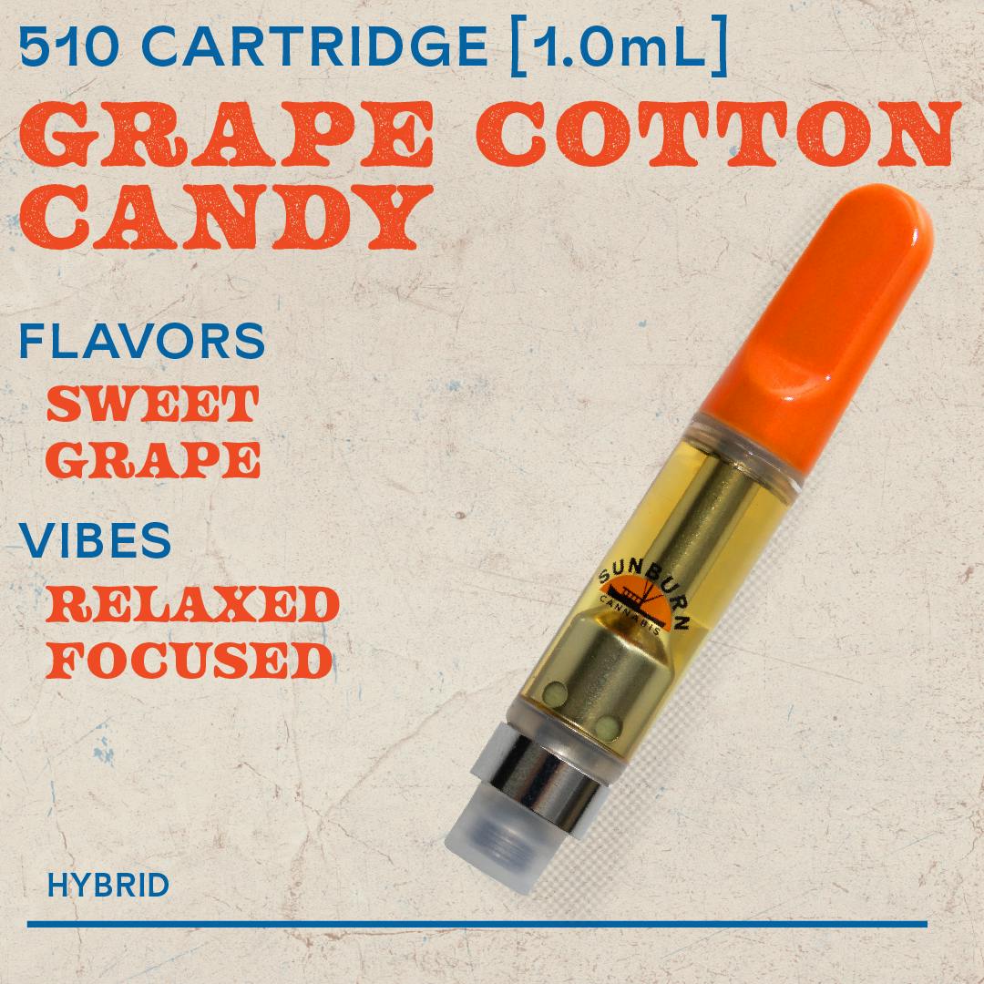 Grape Cotton Candy 1g Cartridge - 