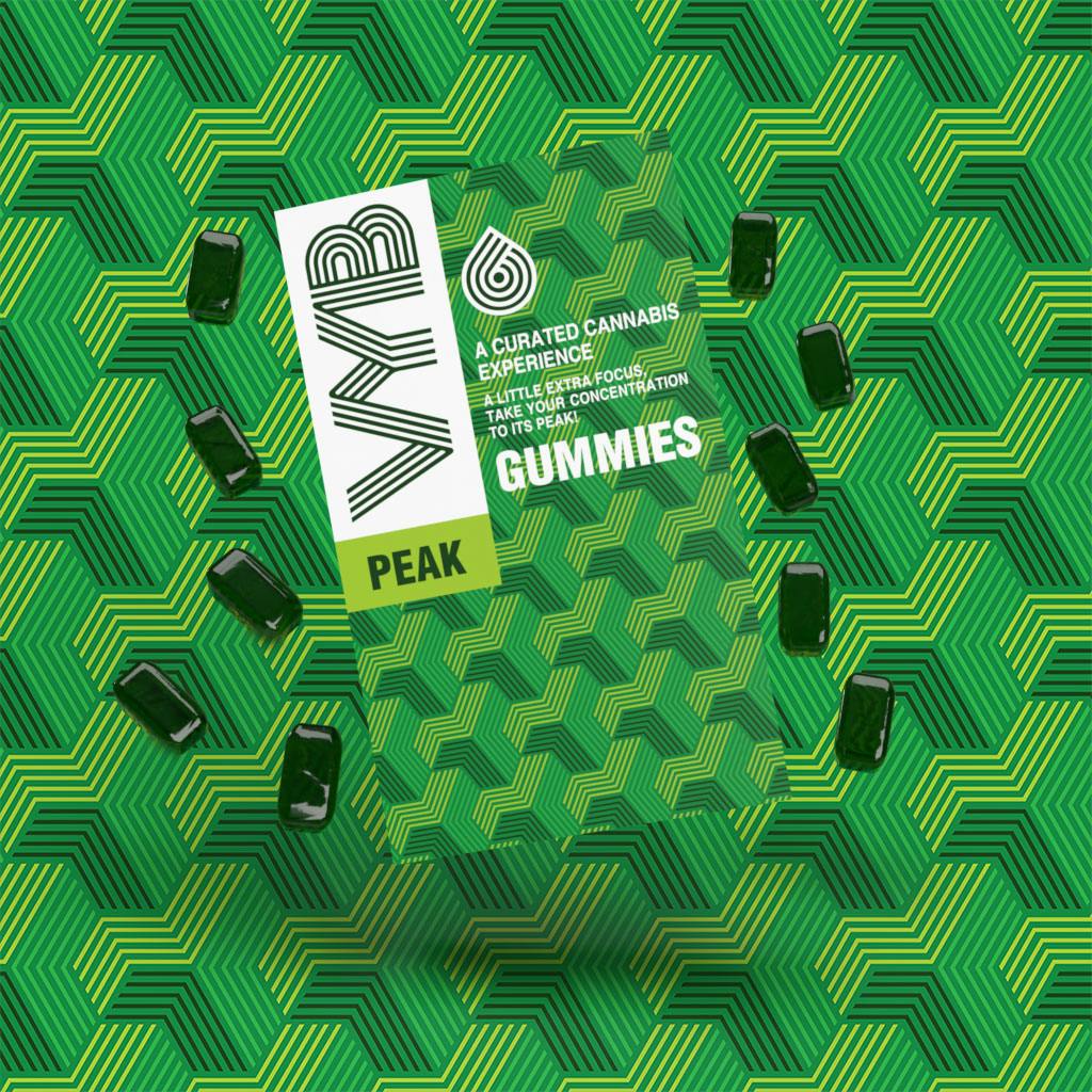 PEAK 11 Gummies 10 Pack (5mg/pc) 50mg 0.05g Edibles VYB