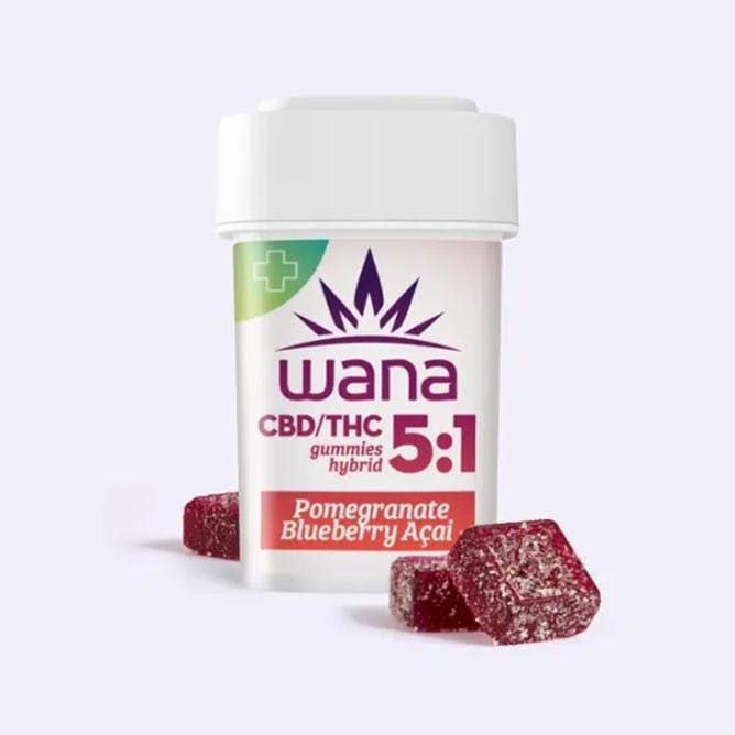 Classic Pomegranate Blueberry Acai (5:1 CBD:THC) - 500mg CBD Pack