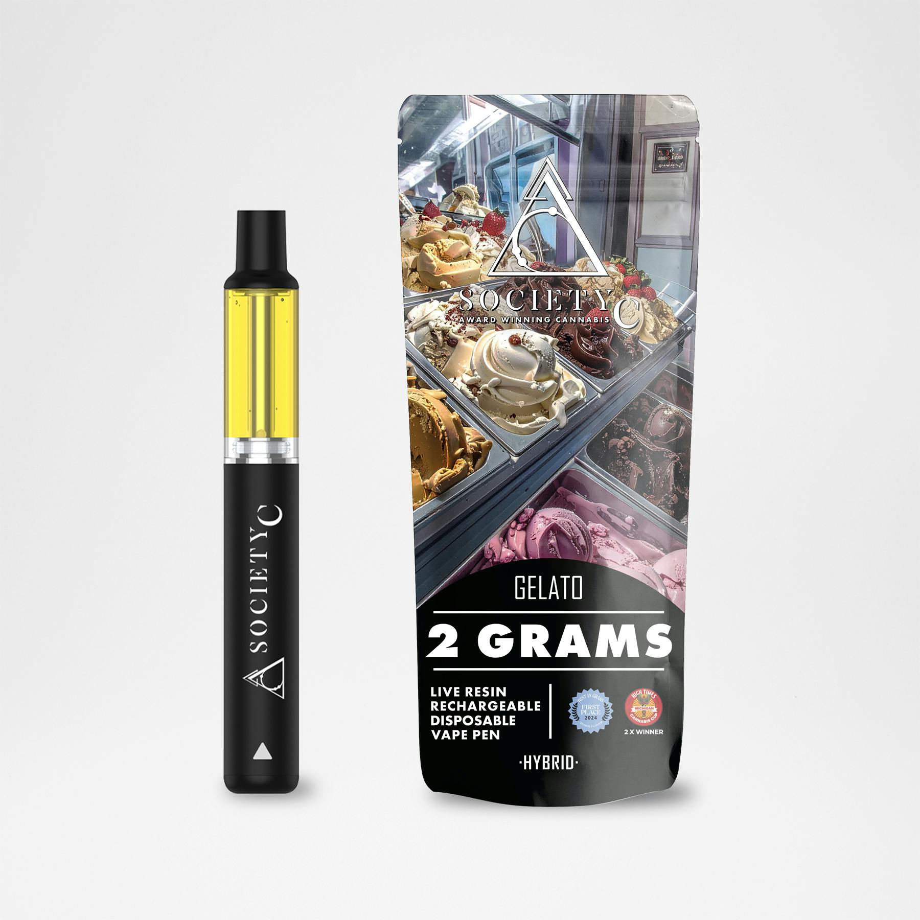 SOCIETY C – Jack Herer | Live Resin Disposable Vape - 2g for Sale
