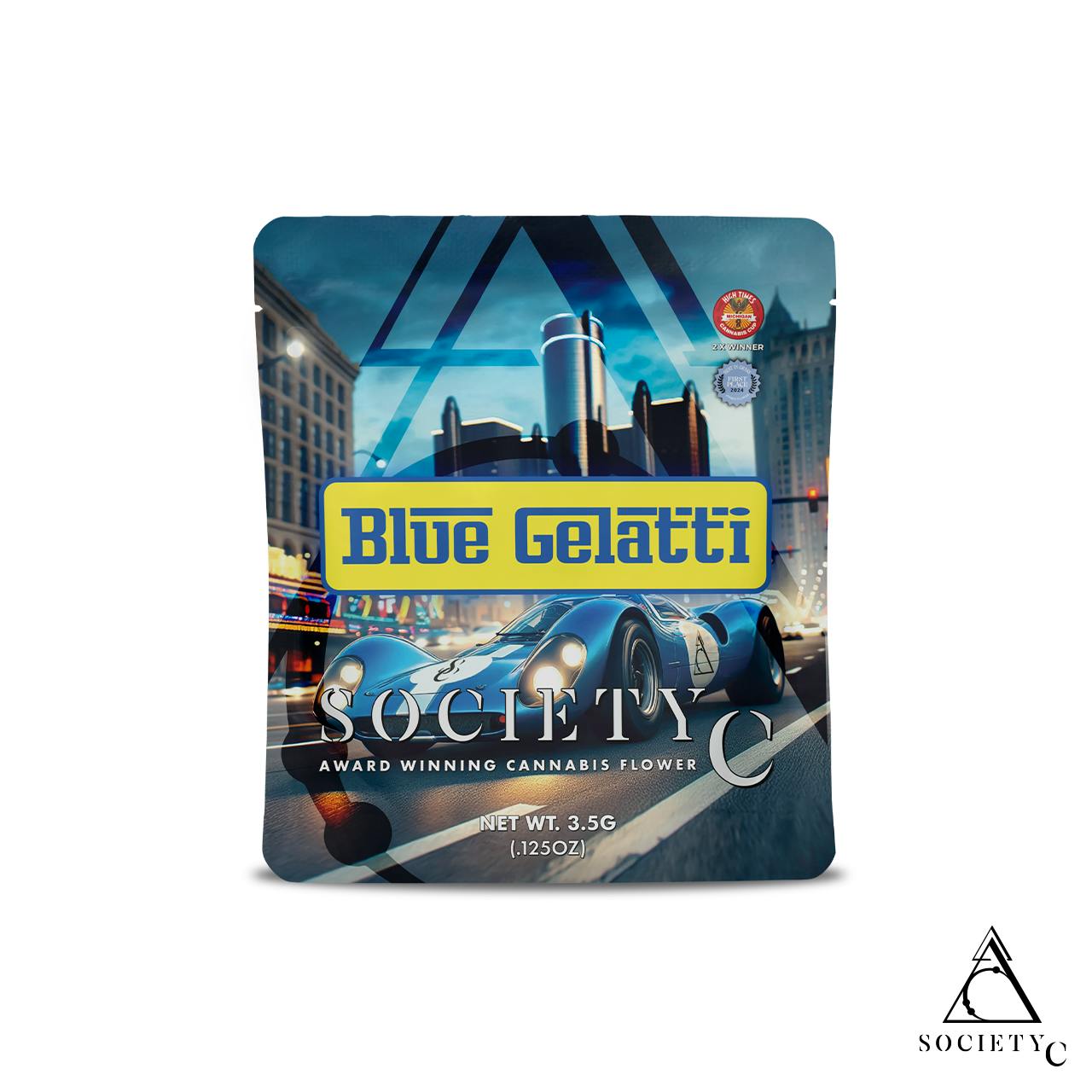 SOCIETY C – Blue Gelatti - Flower - 3.5g for Sale in Menominee, MI