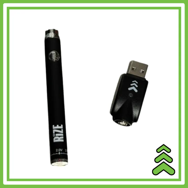 RIZE Rize Branded 510 Threaded Battery With Adjustable Volatage for Sale in Menominee, MI | RiZE Dispensary RIZE Rize Branded 510 Threaded Battery With Adjustable Volatage for Sale in Menominee, MI | RiZE Dispensary