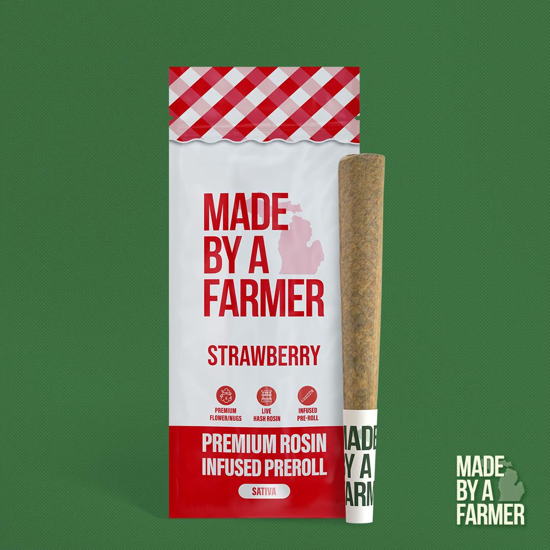 ☆Strawberry☆Rose☆•.*さん専用ページ MADE BY A FARMER – Strawberry | Rosin Infused Pre-Roll - 1.5g for