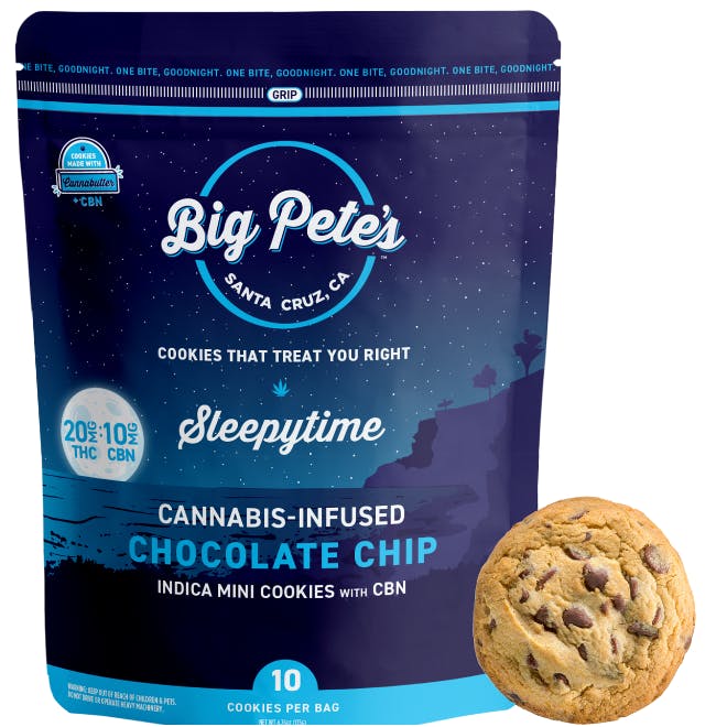 BIG PETE'S – Mini Chocolate Chip Cookies | (20mg THC:10mg CBN X 10