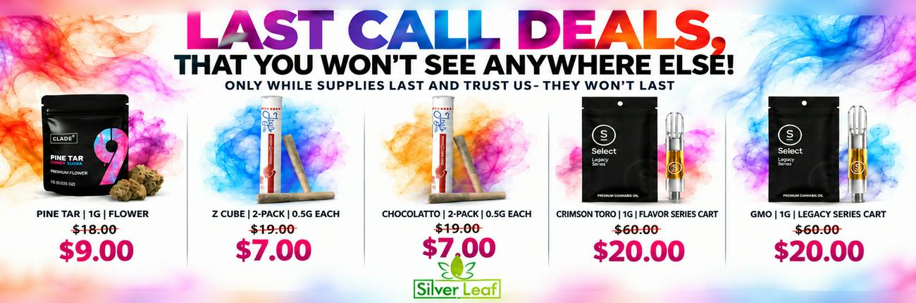 50% LAST CALL DEALS (PLEASE DISABLE WHEN SELLS OUT