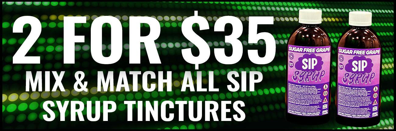SIP Syrup Tincture Offer 10/2-