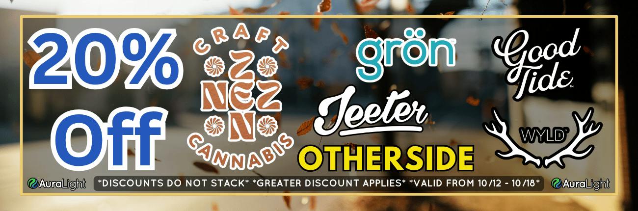 20% Brands (10/12 - 10/18)