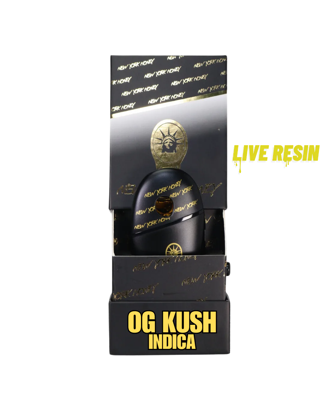 Shop New York Honey - OG Kush "Live Resin" Stone - Vape AIO - 1g - 1g in New York City | SeshNYC Shop New York Honey - OG Kush "Live Resin" Stone - Vape AIO - 1g - 1g in New York City | SeshNYC