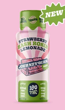 Journeyman - Strawberry Hash Rosin Lemonade - Drink 100mg - 100mg
