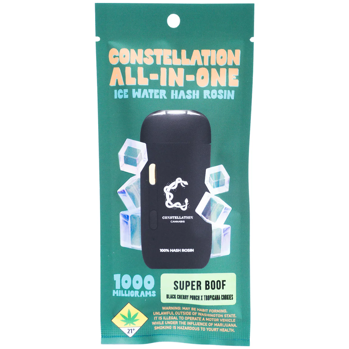 Gary Payton Solventless Hash Rosin Disposable | Constellation Cannabis - 1g, Vapes - Lux Pot Shop Seattle Gary Payton Solventless Hash Rosin Disposable | Constellation Cannabis - 1g, Vapes - Lux Pot Shop Seattle