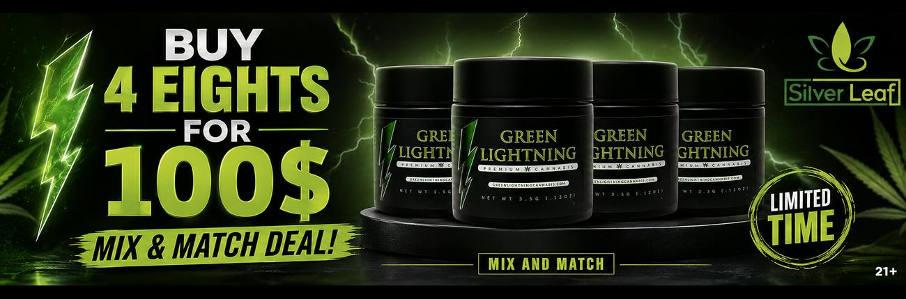 Buy 4 Eights for 100$ Green Lightning! Mix and Mat