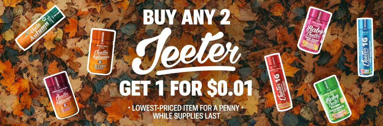 Jeeter Autumn Sale