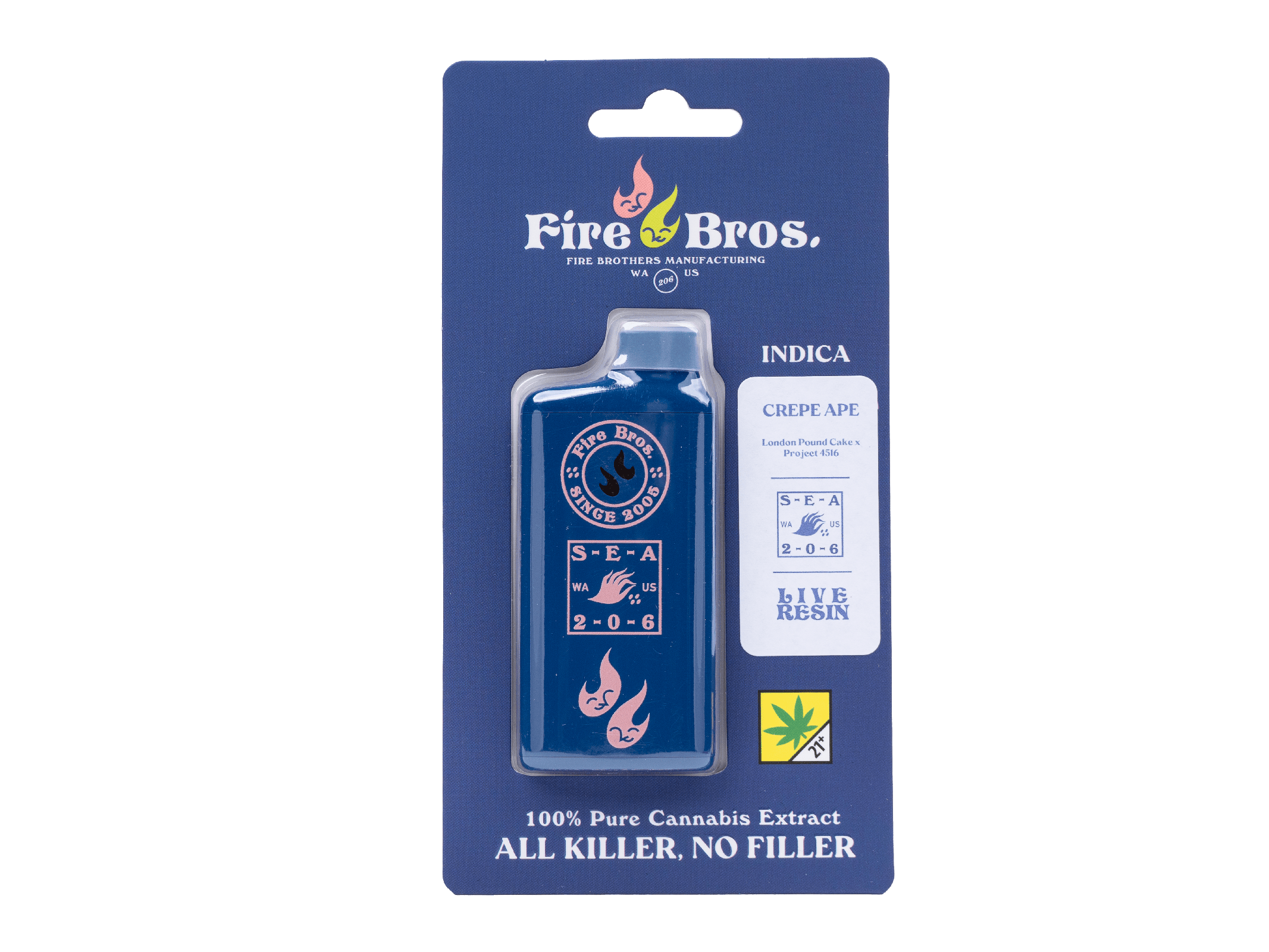 Coffee Creamer Live Resin Disposable | Fire Bros - 1g, Vapes
