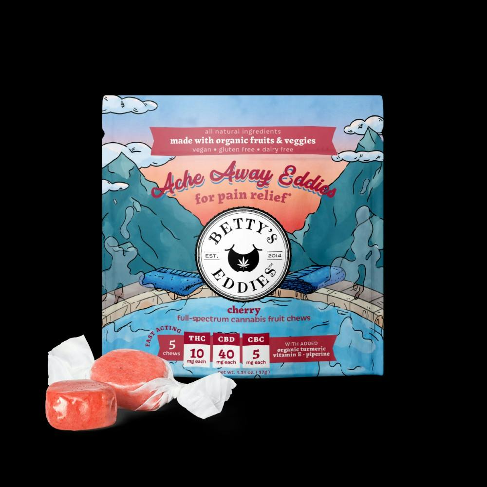 Ache Away Cherry Eddies - 50.4mg Edibles | Betty's Eddies | Framingham ...