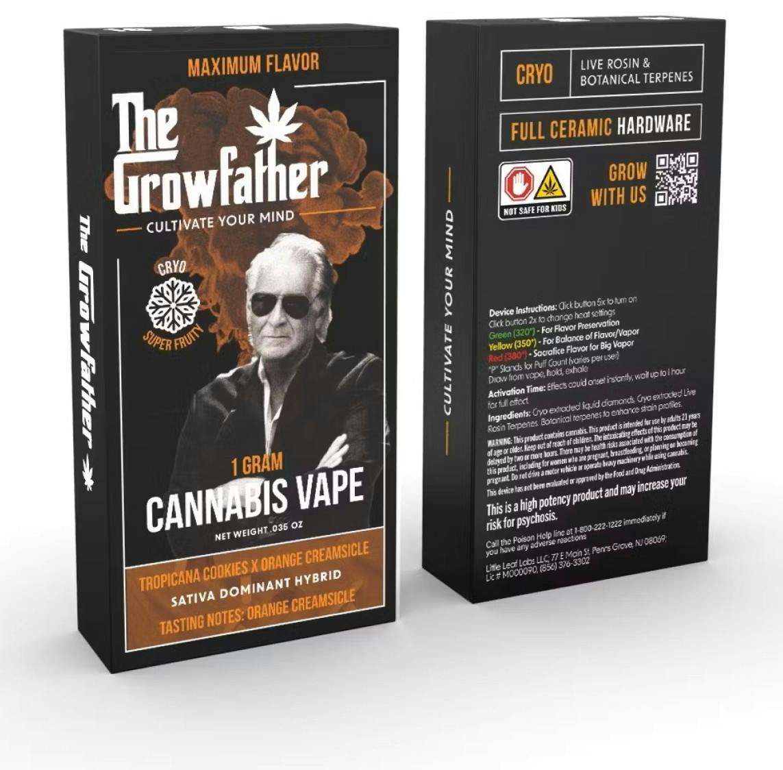 blueberry kush disposable vape Shop Haygood THCa and Live Resin Disposable Vape - Orange Creamsicle Hybrid  (2 gram) Online main image 1
