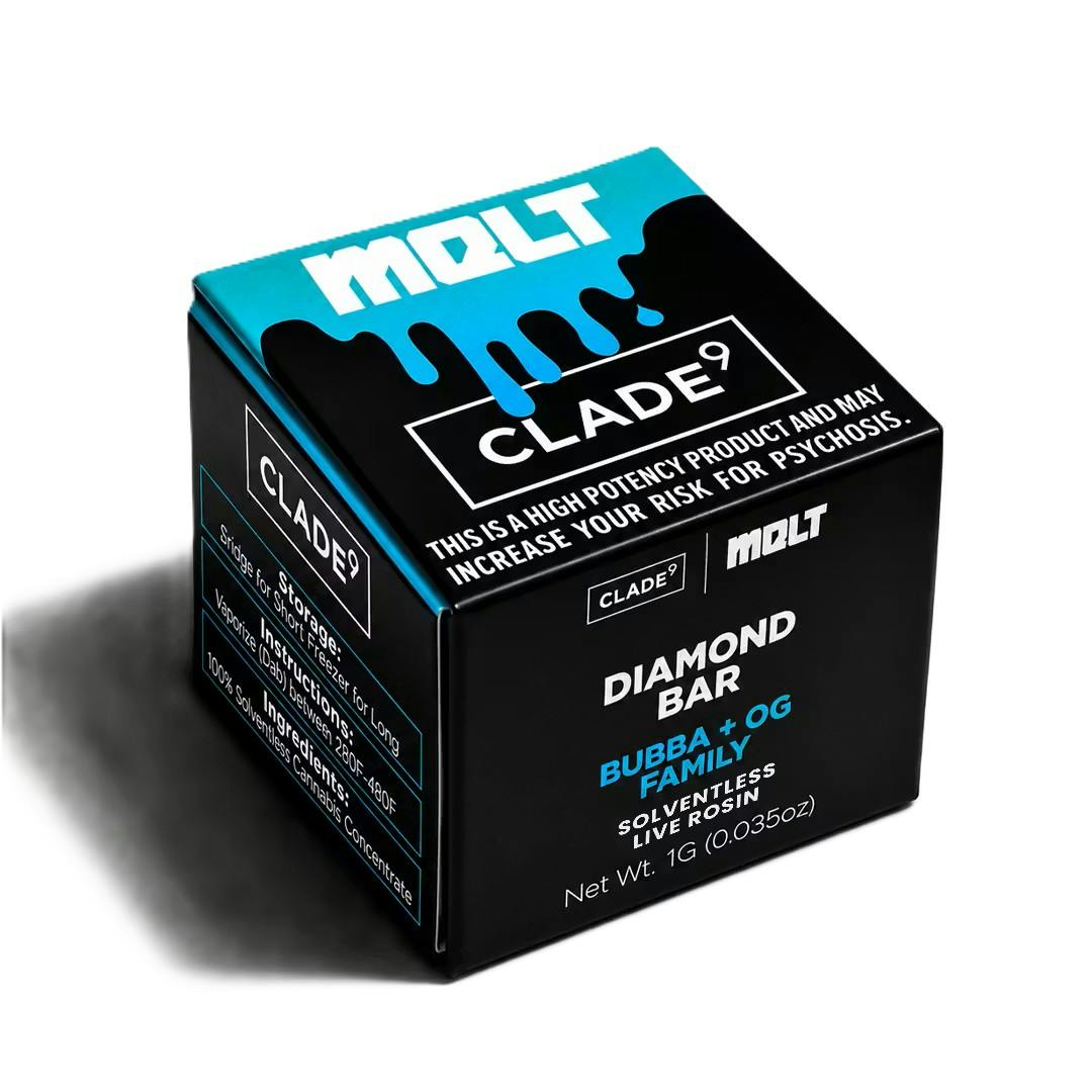 ブルーベリー Diamond Bar Rosin Concentrate | 1.0g - 1g | Concentrates | Melt