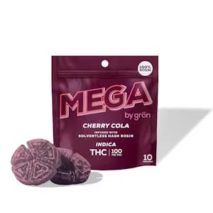 ろんH4CBH 15% Cherry &Cola、アート紙2枚 Cherry Cola [Rosin] MEGA Pearl | 2 pack - 100mg | Edibles | Grön