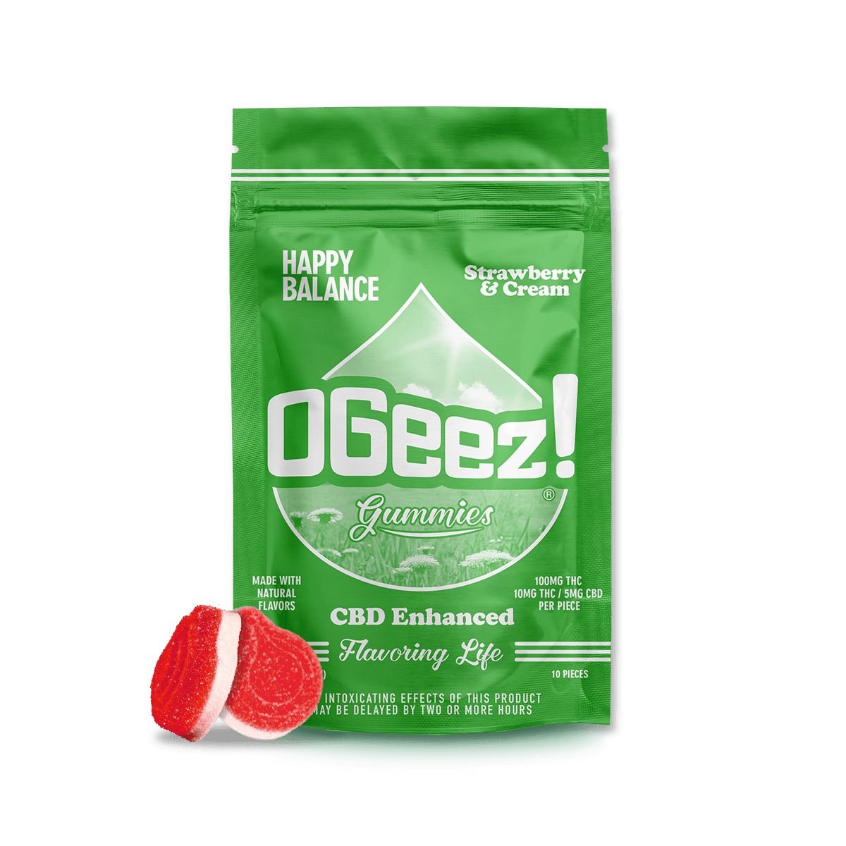 Mellow Indica Fruits | 10 pack - 100mg | Edibles | OGeez! | Blue