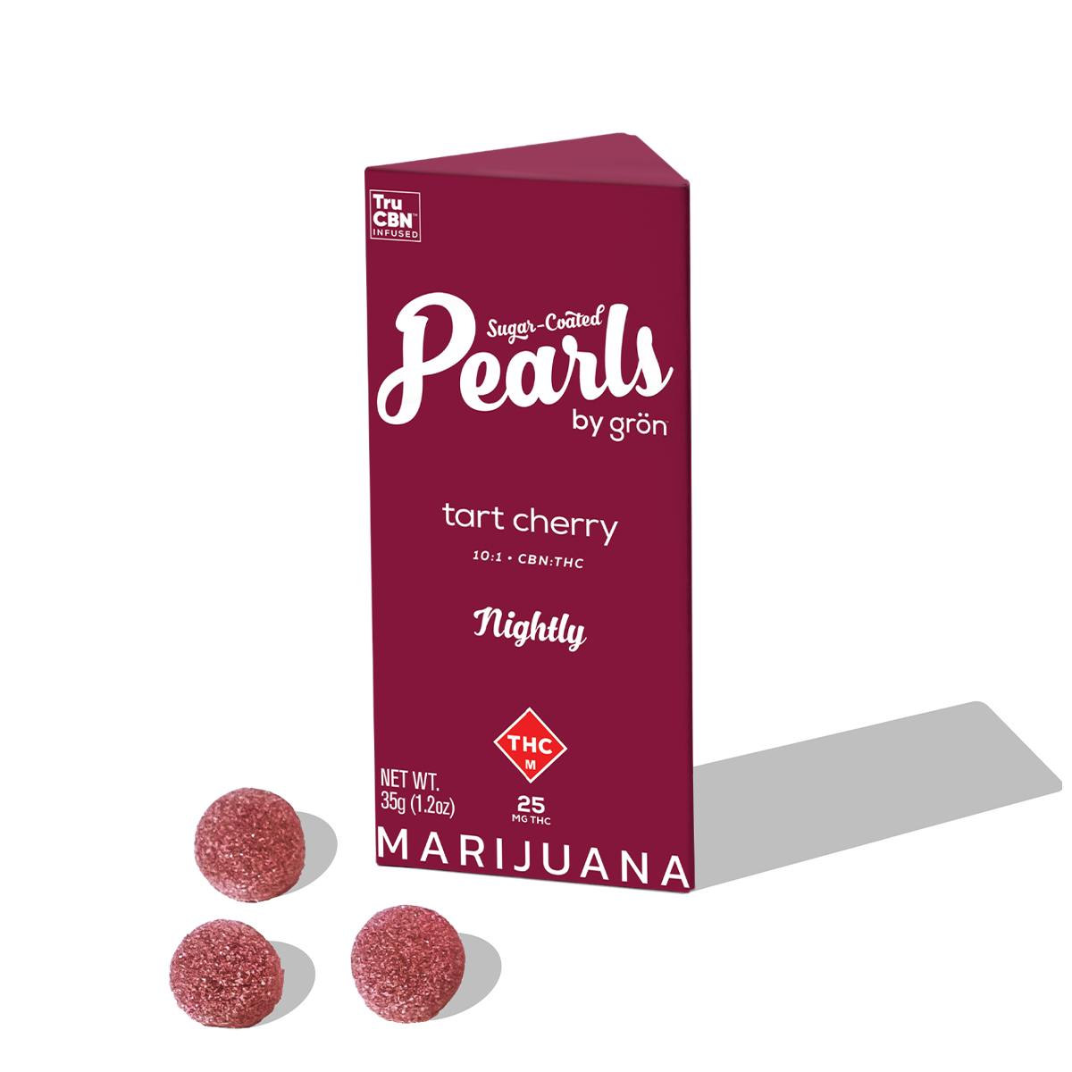 Tart Cherry Pearls | [10]CBN:[1]THC | 10 pack - 25mg
