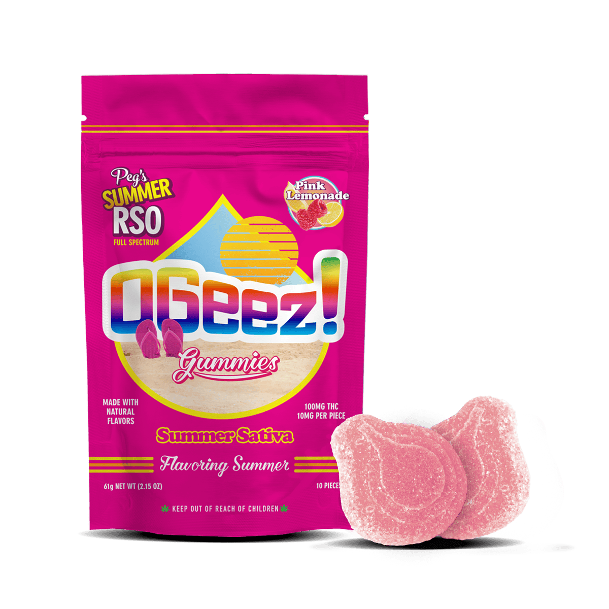 Mellow Indica Fruits | 10 pack - 100mg | Edibles | OGeez! | Blue