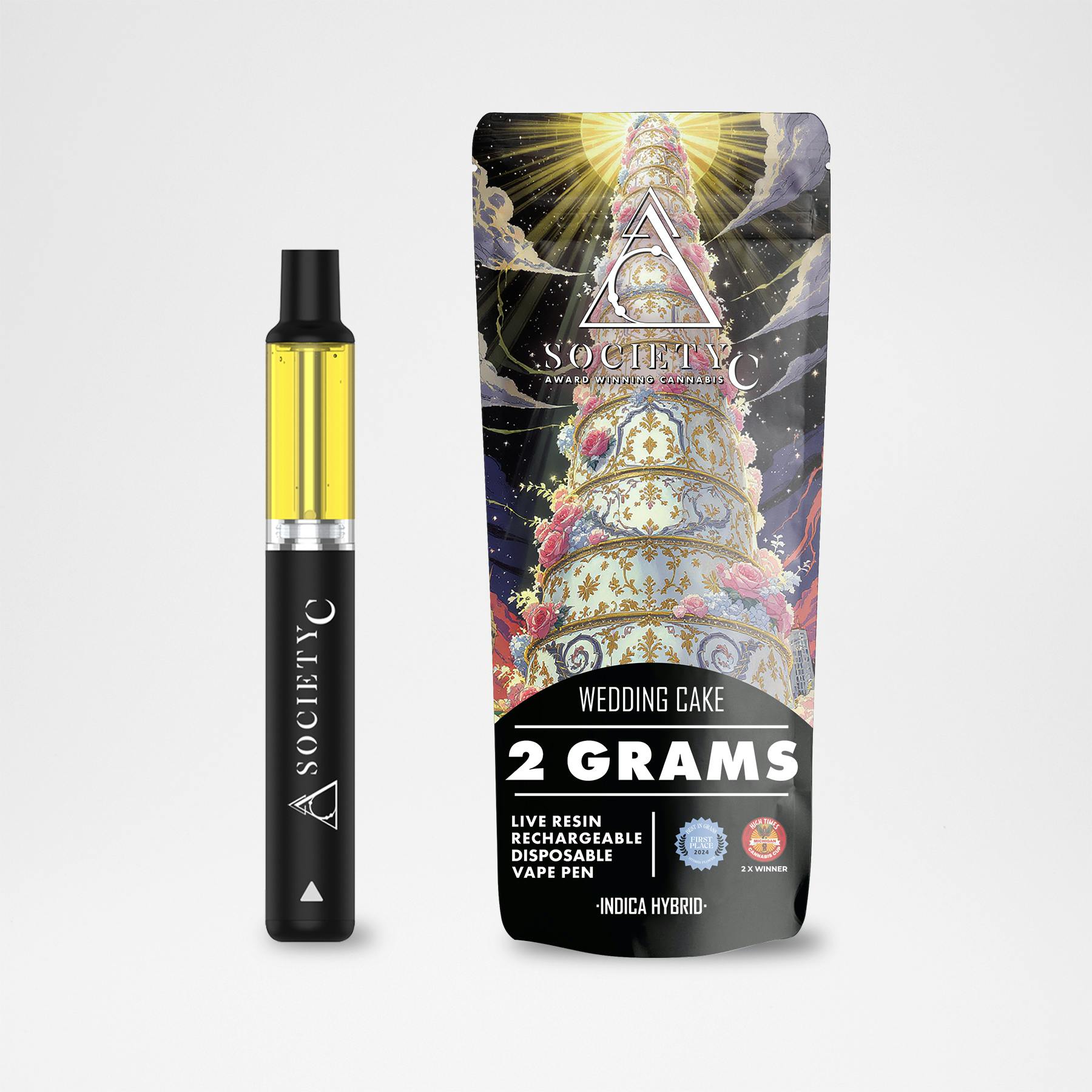 SOCIETY C Grand Daddy Purp | Live Resin Disposable Vape - 2g for