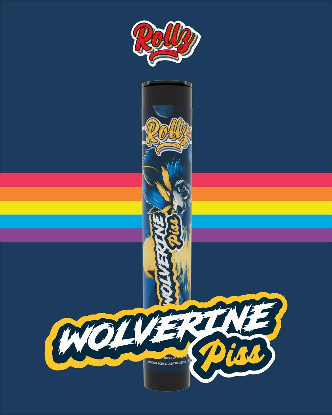ROLLZ Sour Mango | Terpene Infused Pre-Roll - 1g for Sale in Iron