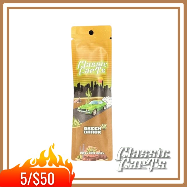 CLASSIC CARTS Green Crack | Vape Cart - 1g for Sale in Iron